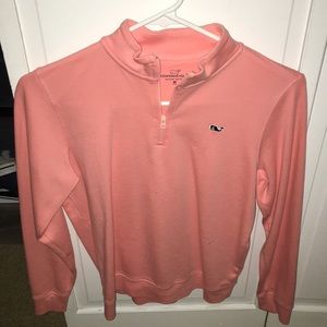 vineyard vines half zip up sweathshirt